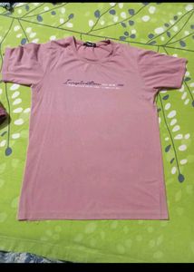 Cute Pink T-Shirt and Pants Set