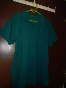 Teal Polo t Shirt