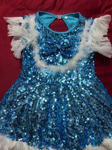 Sparkling Blue Sequin Dress