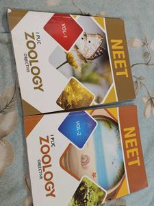 NEET Objective Zoology Books Vol 1 & 2