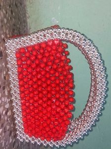 Beads Red  ♥️ Clutch