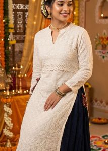 Elegant Chikankari Kurta Set