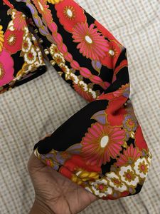 Floral Print Crop Top