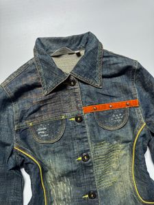Vintage fitted denim jacket