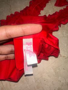 Victoria Secret Lace Trim Halter Bralette