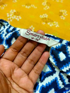 Stylish Blue &amp; White Kurta