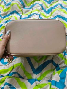 Van Heusen beige Shoulder Bag with Gold Chain