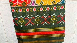 Vibrant Ikat patola  Saree