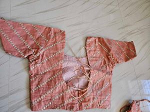 Peach Lehenga Choli Set