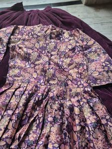 purple kids dress for party
