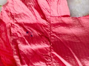 MaX Girls Pink Party Frock | 3–4 Years | Soft Cott