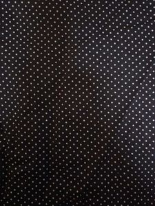 Men's Black &amp; White Polka Dot Shirt