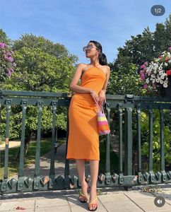 Ribbed Halter Neck Midi Dress