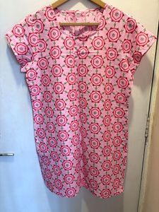 Pink Patterned Tunic Top