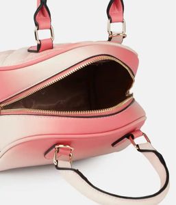Chic Quilted Pink Handbag