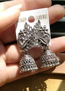 Combo set of 4 Oxidized Silver Classy Earrings..