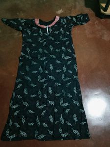 Stylish Leaf Print Kurta