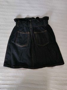 Dark Wash Denim Skirt