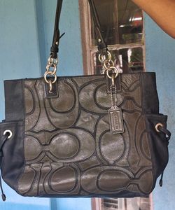 Authentic Coach Signature Hobo Bag