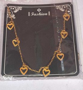 Gold Heart Charm Necklace trending attractive 1pic
