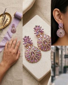 Sparkling Crystal Drop Earrings
