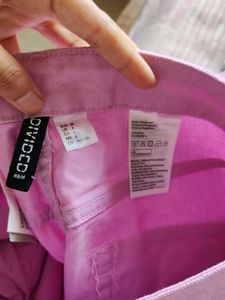 H&amp;M Lavender Denim Shorts