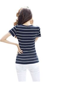 Striped Puff Sleeve Top