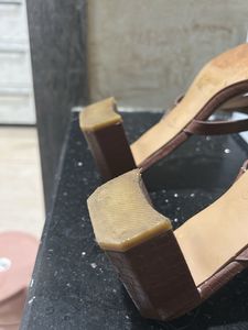 Allen Solly women Brown Strappy Heels