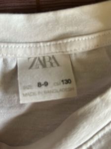 Zara Graphic Butterfly T-Shirt
