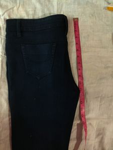 Navy Blue Straight Leg Pants
