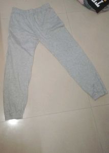 Grey Printed  Pants For Kids