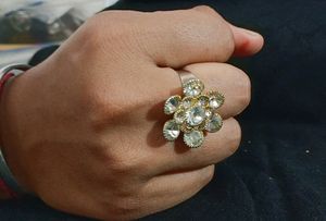 Golden Stone Ring