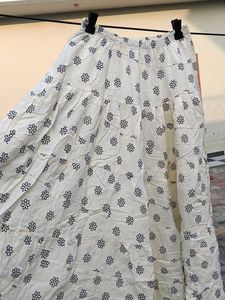Boho Floral Tiered Maxi Skirt