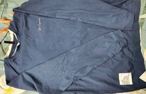 Men's Blue Crew Neck Sweatshirt (XXL)