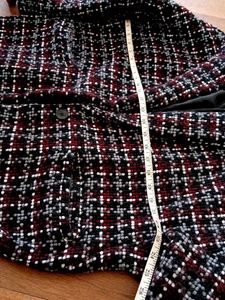 Tweed Plaid Coat