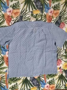 Crocodile Polka Dot Blouse