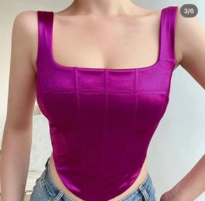 Satin Corset Top