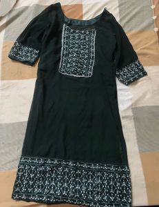 dark green Kurta Set (3 pieces)