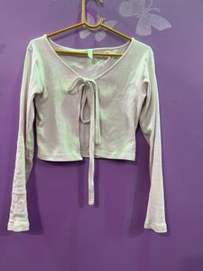 Stylish White Shrug