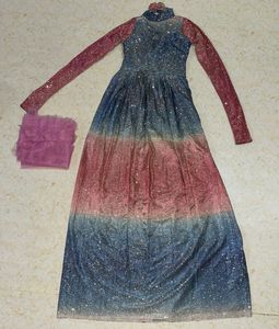 Glitter Multicolour Fishcut Gown