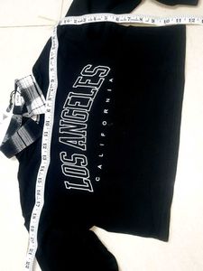 Black Los Angeles Graphic top 12-14 y no 28
