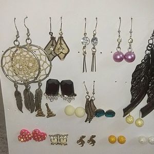Pretty Pack Of Earrings And Studs.