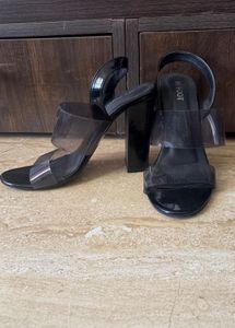 Stylish Black Block Heels