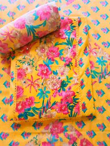 Pure Cotton Unstitched Suit For Women