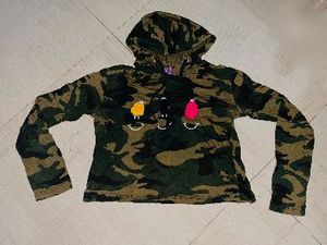 Graphic Camouflage Hoodie