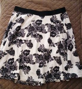 Floral Print Skirt