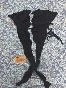 Chic Black Jumpsuit with Tie Detail