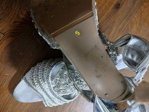 White Beats Work Heels Sandel