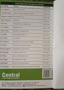 INDIAN PENAL CODE - Central Law Publications