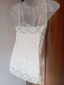 Lace Trim Babydoll Nightie